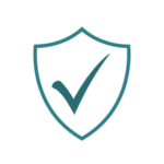 Shield icon representing safe and personalised spine treatment planning