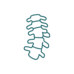 Icon representing spinal trauma reconstruction and advanced spine surgery