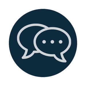 Speech bubble icon representing booking a specialist spine consultation with Dr Jaytesh Pillay