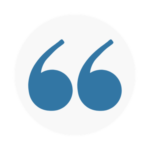 Quotation icon representing real patient testimonials and experiences with Dr Jaytesh Pillay
